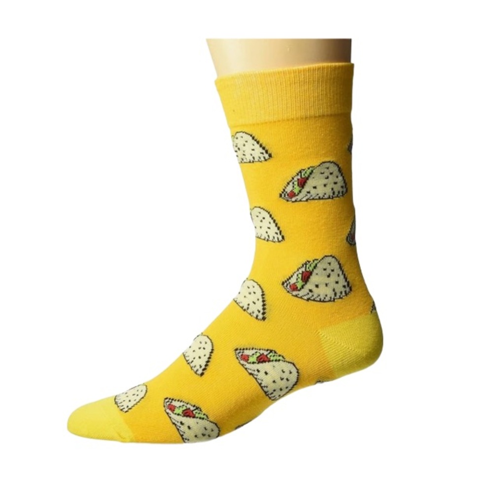 Two Left Feet Taco Tuesday Unisex Novelty Socks Small Feet Sizing Unisex New